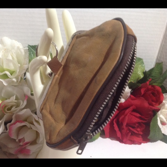 VTG Paris France Leather Souvenir Coin Purse - Picture 8 of 16